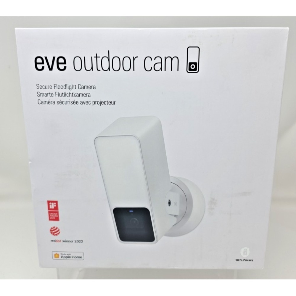 Eve Outdoor Cam Floodlight Security Camera 1080p HomeKit Night Vision NEW